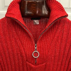 New- Quarter Zip Sweater